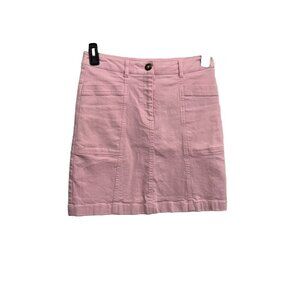 Boden Abingdon Pink Skirt Women 6 Cotton Blend